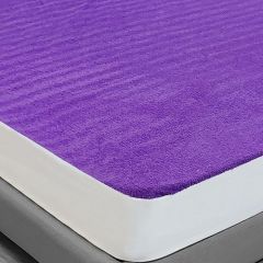 Family Bed Milton PVC Mattress Cover Size 200*180*33 Purple F-40036528
