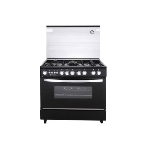 White Point Free Standing Gas Cooker 5 Burners 60*90 cm Black WPGC9060BA