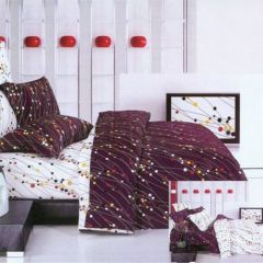 Family Bed Bed Sheet Set Cotton Satin 4 Pieces Multi Color F-40036510