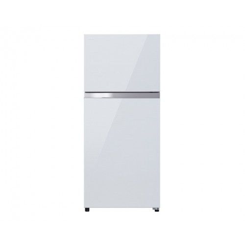 Toshiba Refrigerator Inverter 409L 16 Feet With 2 Door White Glass: GR-TG46UDZ-E(ZW)
