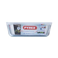 Pyrex Rectangular Refrigerator Box With Transparent Lid 2.6 L L-728