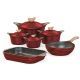 Nice Cooker Set 10 PCS Titanium Granite Cherry 0745125105574