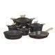 Nice Cooker Set 10 PCS Titanium Granite Black 0745125105741