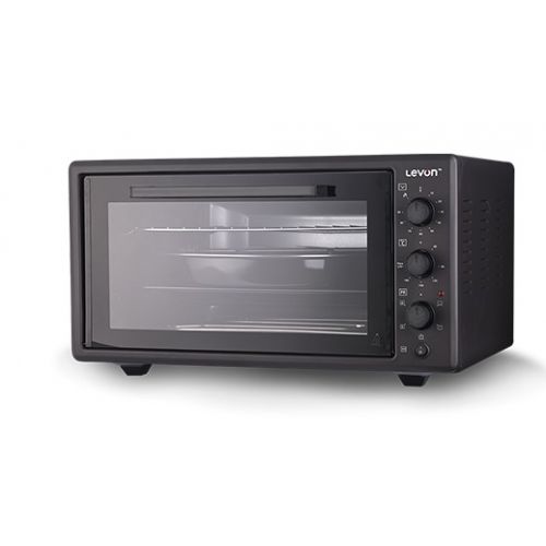 Levon Electric Oven 45 Litre with Grill And Fan Black 1615002