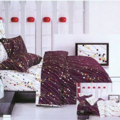 Family Bed Comforter Set Cotton Touch 3 Pieces Multi Color F-40036411