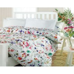 Family Bed Comforter Set Cotton Satin 3 Pieces Multi Color F-47199901