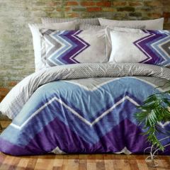 Family Bed Comforter Set Cotton Satin 3 Pieces Multi Color F-40036407