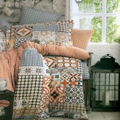 Family Bed Comforter Set Cotton Satin 3 Pieces Multi Color F-43685755