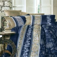 Family Bed Comforter Set Cotton Satin 3 Pieces Multi Color F-40004087