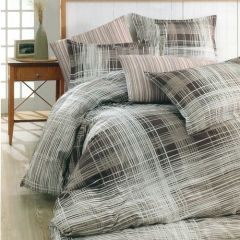 Family Bed Comforter Set Cotton Satin 2 Pieces Multi Color F-61220055