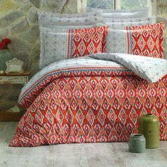 Family Bed Comforter Set Cotton Satin 2 Pieces Multi Color F-40013319