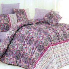 Family Bed Comforter Set 100% Cotton 3 Pieces Multi Color F-40026065