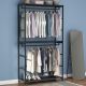 Wood & More Clothes Organizer Consisting of 2 Hangers Dressing-3