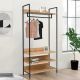 Wood & More Clothes Organizer Consisting of 4 Shelves And 2 Hangers Dressing-4