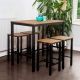 Wood & More Table Set + 4 Chairs Wooden Color Table set + 4 chairs-1