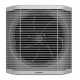Tornado Bathroom Ventilating Fan 20 cm Privacy Grid Black x Grey TVS-20BG