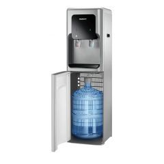 Koldair Water Dispenser 2 Spigots Cold/Hot Bottom Loading Silver KWD BBL 2.1