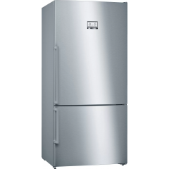 BOSCH Free-Standing Fridge-Freezer with freezer at Bottom NoFrost 631 L Stainless KGN86CI3E8