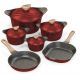 Nice Cooker Set 10 PCS Titanium Granite Cherry 07427304639829