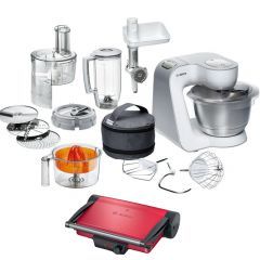 Bosch Kitchen Machine Home Professional 900 Watt and Electric Grill 2000 W MUM54251