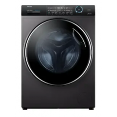 Haier Washing Machine 10.5Kg With Dryer 6Kg 1400 RPM Metalic Dark Silver HWD100-B14979S8