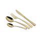 LQ Set 24 Piece Forks and Spoons Titanium Plated Stainless DA141C023-TRM