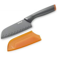 تيفال سكين سانتوكو مطبخ بغطاء 12 سم K1220104