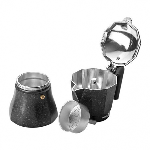 Fagor Tiramisu Moka Pot 12 Cups Black