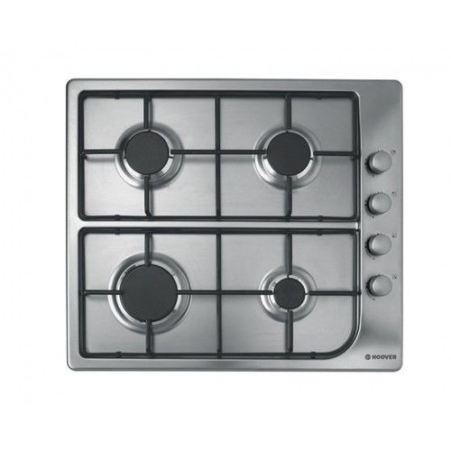 Hoover Built-In Hob Gas 60cm 4 Burners Stainless Steel: HGL64SX