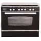 Unionaire I-Cook Gas Cooker 5 Burners 90*60cm Stainless Steel Silver/Black C6090SS-DC-511-IDSC-S-2W