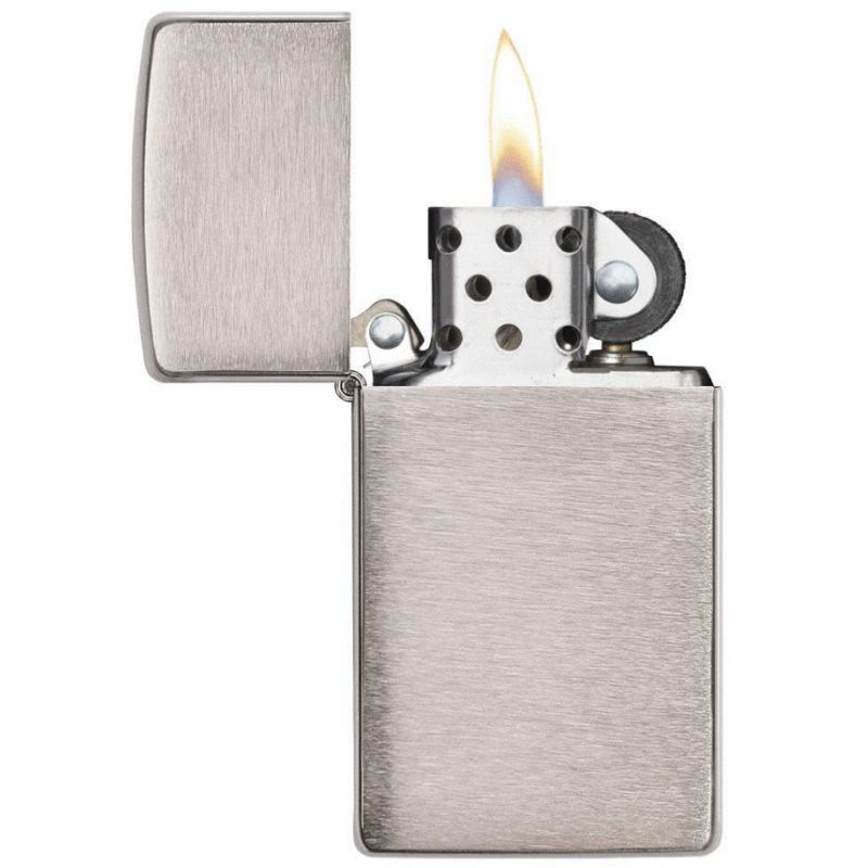 Zippo 1600 Slim Lighter Finish Chrome 130000849