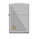 Zippo 205 Zippo Flame Satin Chrome Windproof Lighter AE181399