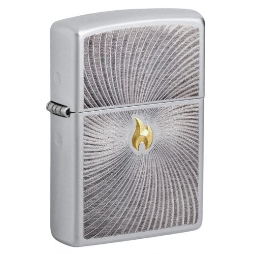 Zippo Flame Design Street Chrome™ Windproof Lighter