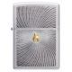 Zippo Windproof Lighter In Chrome Satin Spiral AE181401