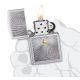 Zippo Windproof Lighter In Chrome Satin Spiral AE181401