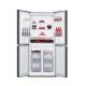 White Whale Refrigerator 415 Liter 4 Doors No Frost With Digital Inverter Screen Black WR-6399AB INV