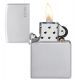 Zippo Windproof Lighter In Chrome And Satin AE184411