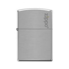 Zippo Windproof Lighter Logo In Chrome And Satin AE184691