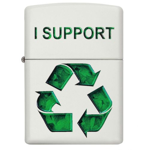 Zippo Windproof Lighter I Support Recycling CI412230