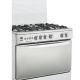 White Point Gas cooker 60 * 90 cm 5 Burners Full Safety Stainless Steel Mirror Oven Door WPGC9060XCFSAM