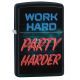 Zippo Windproof Lighter Work Hard Black CI412248