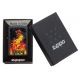 Zippo Windproof Lighter Fire Black CI412316