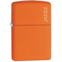 Zippo Windproof Lighter Logo Orange 231ZL