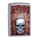 Zippo Windproof Lighter Rusted Skull Design 29870