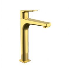 Purity Azure Medium Basin Faucet 1/2 Flex Gold PU156845708
