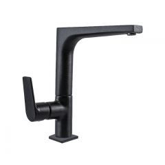 Purity Azure Kitchen Faucet Swivel Spot 1/2 Flex Black PU156844324