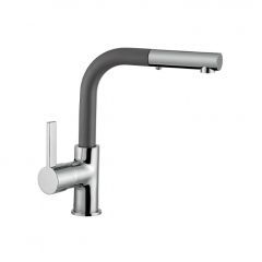 Purity Kelvin Pull Out Kitchen Mixer W Magnet Technology Chrome Plated Gray 1/2 Flex PU157344607
