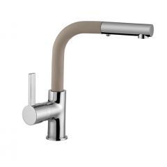 Purity Kelvin Pull Out Kitchen Mixer W Magnet Technology Chrome Plated Cream 1/2 Flex PU157344603