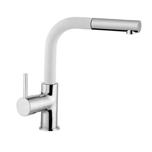 Purity Kelvin Pull Out Kitchen Mixer White 1/2 Flex PU157344716