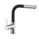 Purity Kelvin Pull Out Kitchen Mixer Metallic Black Chrome 1/2 Flex PU157344714